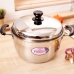작은이미지: 에코키친 3중 스텐냄비 양수 24cm KB426 #2
