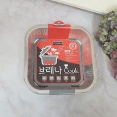 에코키친 일회용 사각 멀티 냄비 1000 3매입 KB279