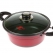 에코키친 컬러풀 냄비 레드 양수 22cm KB454