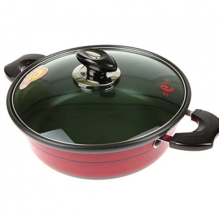 에코키친 컬러풀 냄비 레드 전골 24cm KB455 #2