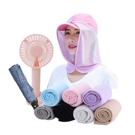 엑센 핸드선풍기 F31 폭염예방 패키지 더위방지 폭염안전 기획세트A KB553 #2