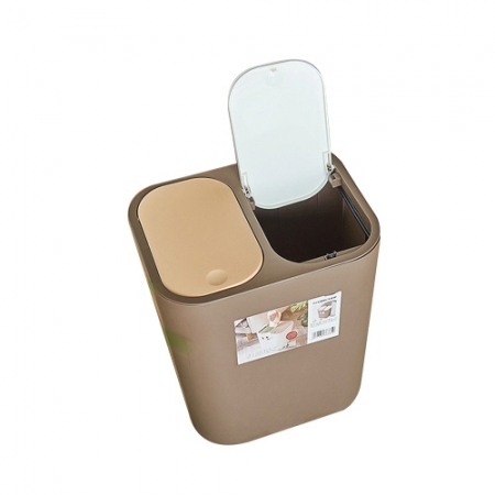 클린바스 편리한 이중 재활용 쓰레기통 분리수거함 CBH682 #2