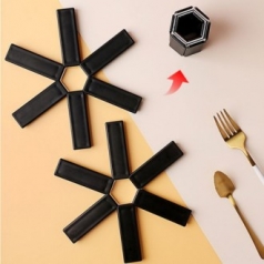 에코키친 플라스틱 접이식 열방지 컵받침 냄비받침 CBH688