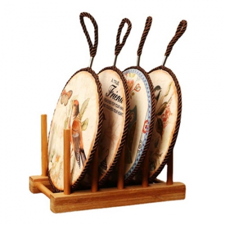 에코키친 코르크 세라믹 단열 패드 냄비받침 CBH709 #2