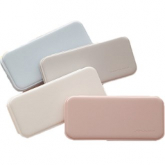 모던오피스 학용품 수납정리 사각 심플 로고 필통케이스 CBH747