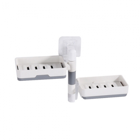 클린바스 벽결이형 다용도 2단 레이어 비누 받침대 CBH823 #2