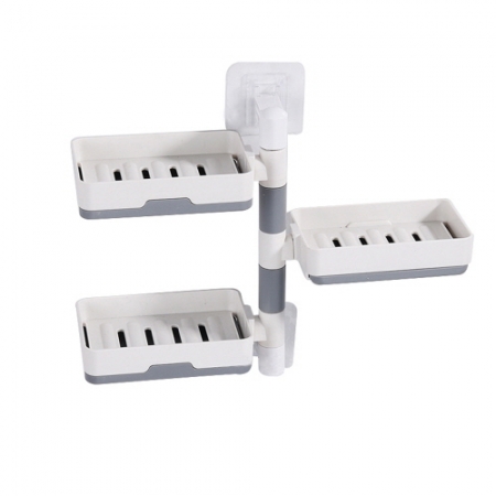 클린바스 벽결이형 다용도 3단 레이어 비누 받침대 CBH824 #2