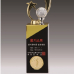 작은이미지: 금속크리스탈 골드 별 골프 트로피 121 #4