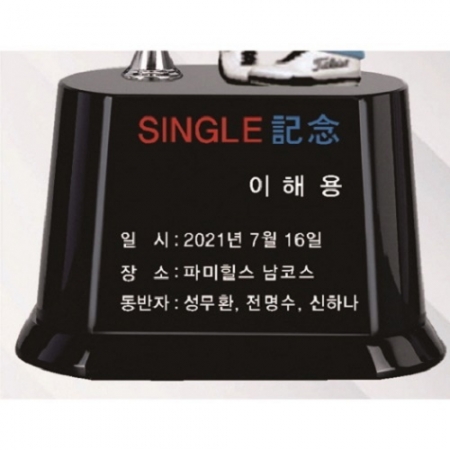 3D 피규어 골프트로피 17 #5