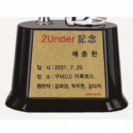 3D 피규어 골프 트로피 18 #5