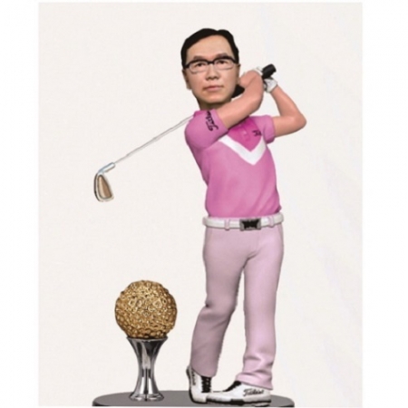 3D 피규어 골프 트로피 18 #3