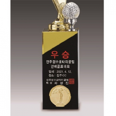 금속크리스탈 골드 별 골프트로피 138 #4
