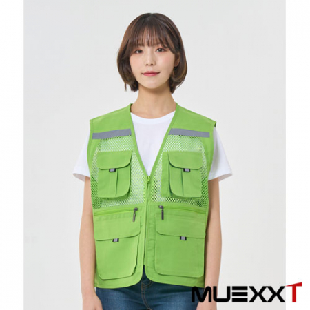 MU053 왕망사 안전띠 조끼 #3