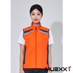 카라 망사 조끼 MUL373