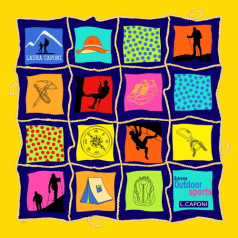 아웃도어 손수건 스카프 두건 MJ,부분칼라인쇄