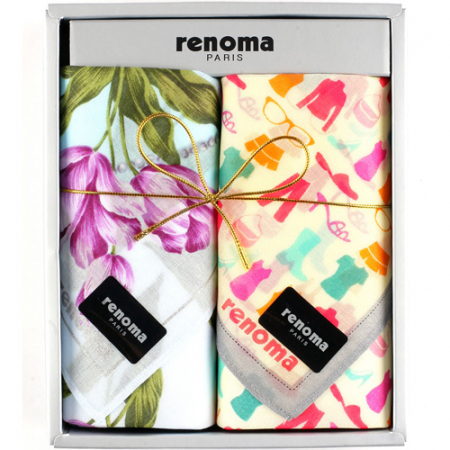 레노마 2P 신사/숙녀 고급 손수건 선물세트 #2