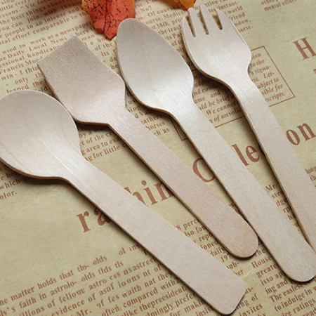 일회용 커트러리, 우드 커트러리, 디저트 포크, 디저트 스푼 #3