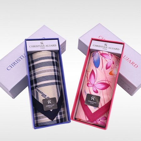 MJ 크리스찬오자르 (본염) 손수건 선물세트, 스카프, 순면 남여손수건 1P (사바리케이스) #2