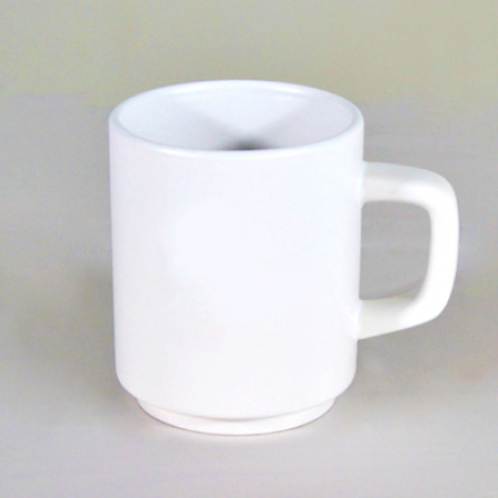 허리케인 올 무광 화이트 머그컵 - 실크 #2