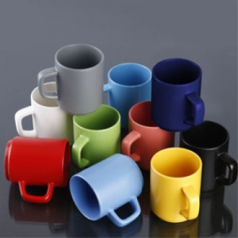 허리케인 올 무광 머그컵 - 실크