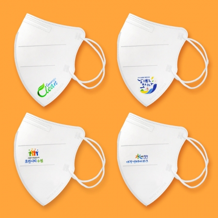 새부리형 화이트 풀컬러 전사 인쇄 마스크 (마스크인쇄) #3