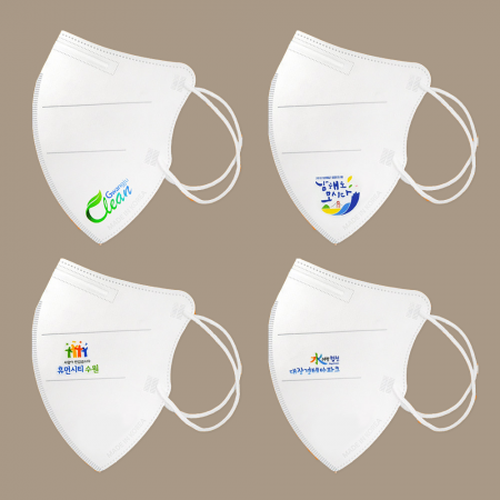 새부리형 화이트 풀컬러 전사 인쇄 마스크 (마스크인쇄) #2