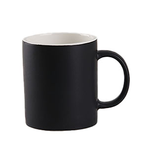 하이앤드 투톤 무광 블랙 머그, 실크 머그컵 #2