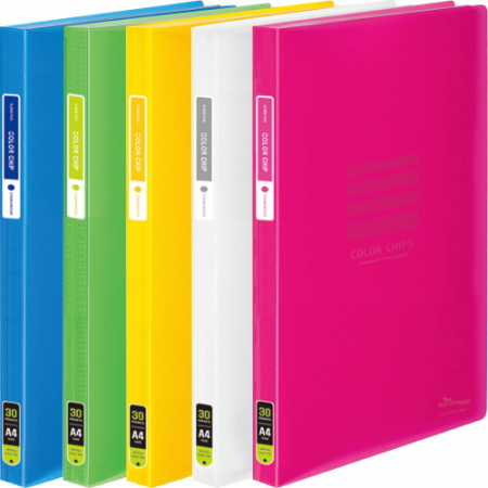 칼라칩 클리어 화일 30매 #2