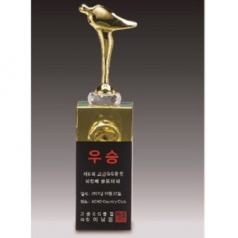 금속크리스탈 골드 골프 트로피 148