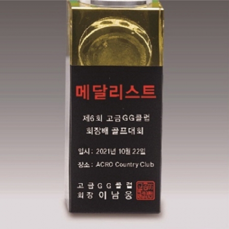 금속크리스탈 실버 골프 트로피 147 #5