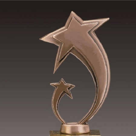 금속크리스탈 브론즈 별 트로피 139 #3