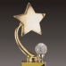 작은이미지: 금속크리스탈 골드 별 골프트로피 142 #3
