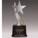 작은이미지: 금속크리스탈 실버 별 골프트로피 150 #2
