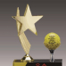 작은이미지: 금속크리스탈 골드 별 골프트로피 149 #3