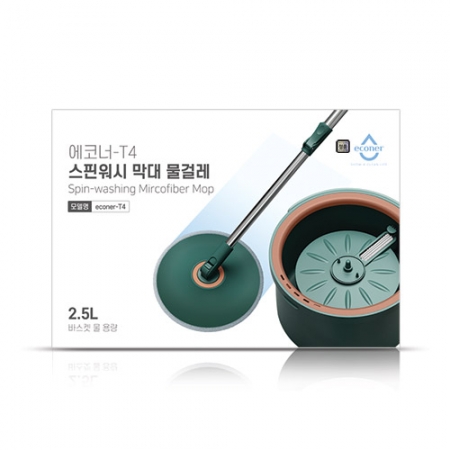 에코너-T4 스핀워시 막대 물걸레 #9
