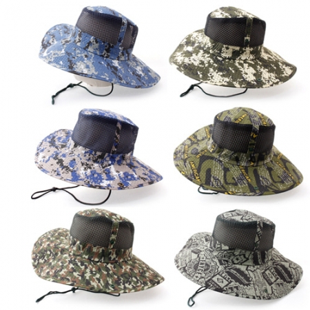 에코라이프 사파리 매쉬 벙거지모자 KB583 #2