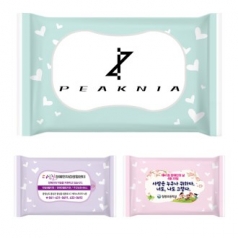 홍보 물티슈 제작 15매 (무광 3종)
