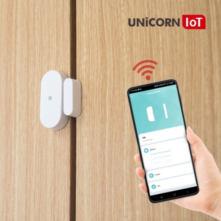 유니콘 IoT 홈 IoT 도어 감지 센서 침입 방지 Zigbee 방식 앱 연동 TS-D2 (스마트 중계기 필요) #4