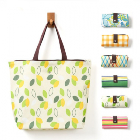 스트랩 똑딱이 접이식 시장가방 #2