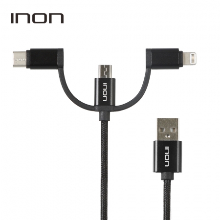 아이논 3in1 데이터 고속충전 멀티 케이블 1.0M #3