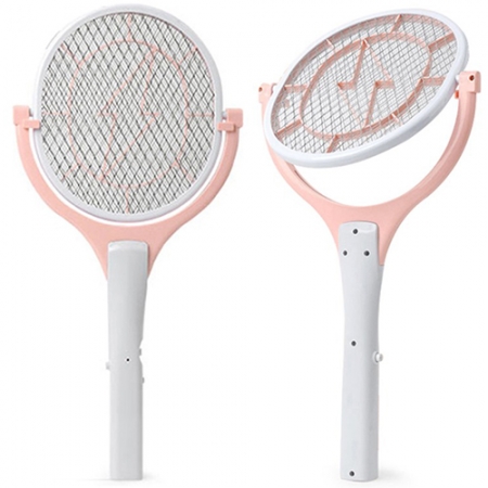 90도 회전 Sik-A 매직 LED전기 모기채 USB충전식 #2