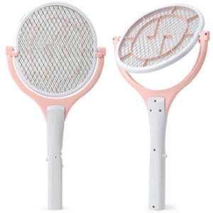 90도 회전 Sik-A 매직 LED전기 모기채 USB충전식