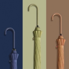 페노페로 손잡이가죽 고급우산 16k