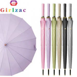 걸작 스무디 16살대 고밀도 패션 장우산, 특수고밀도 강력방수 발수 190T 폰지 원단 칼라장우산