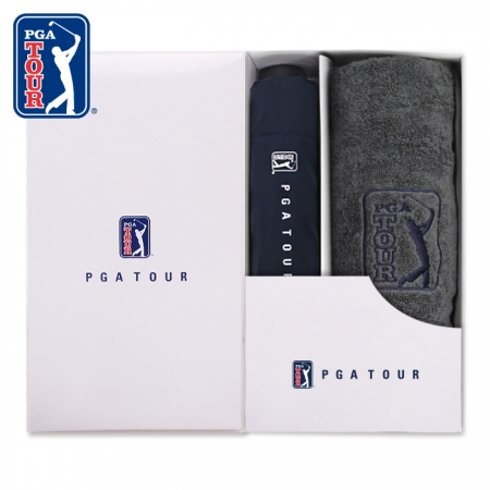 PGA 3단 수동 무지 우산 + 190g 호텔타올세트 #2