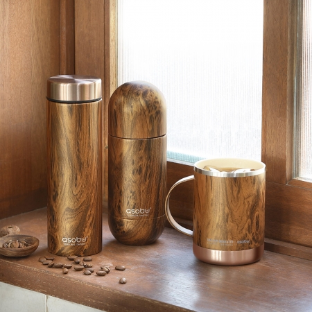 아소부 세라믹 진공 우드 얼티밋 머그 360ml #3
