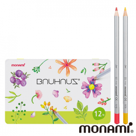 모나미 바우하우스 색연필 12색 #3