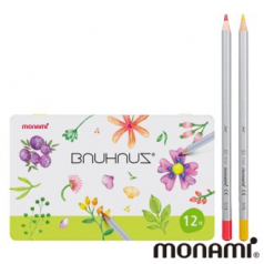 모나미 바우하우스 색연필 12색