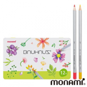 모나미 바우하우스 색연필 12색