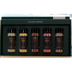 고급 허브솔트 히말라야 핑크솔트 그라인더 세트 프리미엄 소금 선물세트 예식장 돌잔치 결혼식 기념품